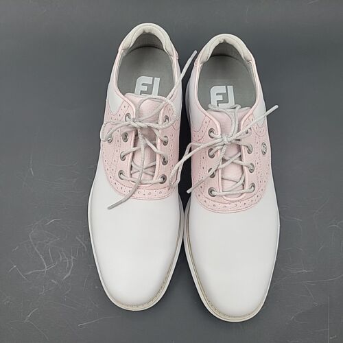 FootJoy Golfschuhe Damen Größe 9 FJ Traditions weiß pink 97920 - Bild 4 von 6