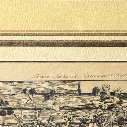 Grabado antiguo Walter Dendy Sadler y William Henry Boucher firmado a mano listado - Imagen 7 de 21