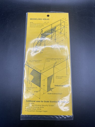 Scale Scenics All Scales #652-3500 Micro-Mesh Aluminum Sealed - Picture 2 of 2