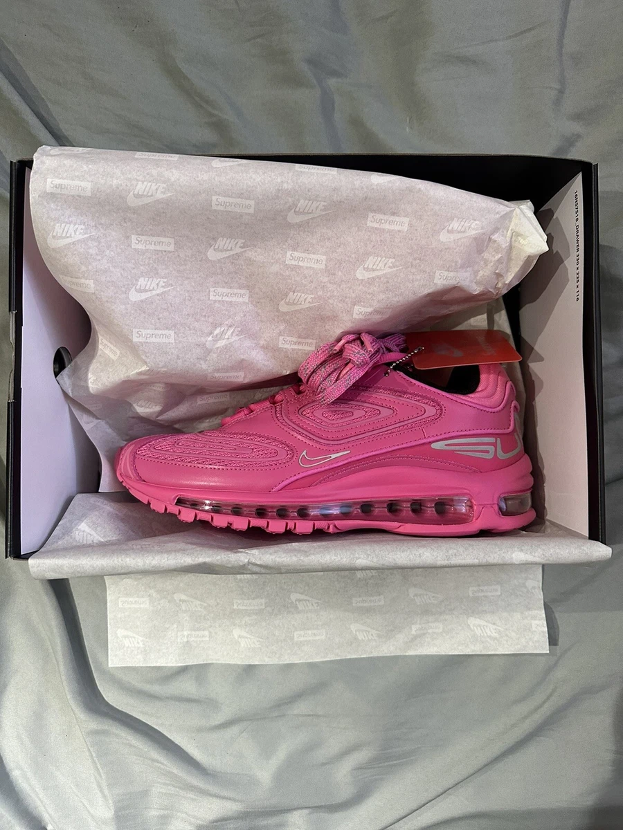 Nike Air Max 98 TL x Supreme Pink Pinksicle DR1033-600 Size 8 Men's/9.5  Women's