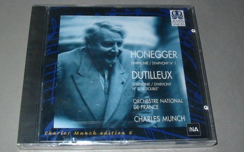 Charles MUNCH (CD Neuf) HONEGGER Symphony N° 1 - DUTILLEUX Symphony N° 2 - Bild 1 von 2