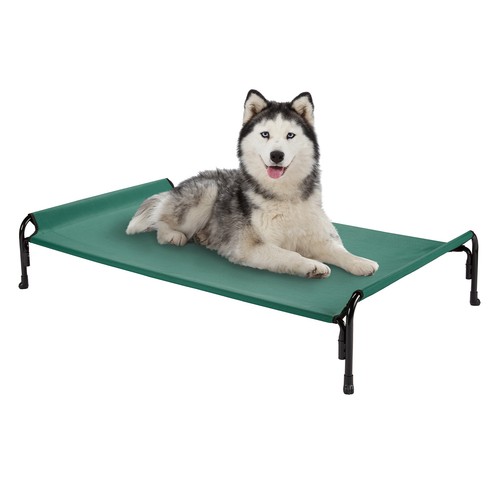 Veehoo Cooling Chewproof Elevated Dog Bed Sleep Slope Headrest Raised Pet Cot - Picture 73 of 80