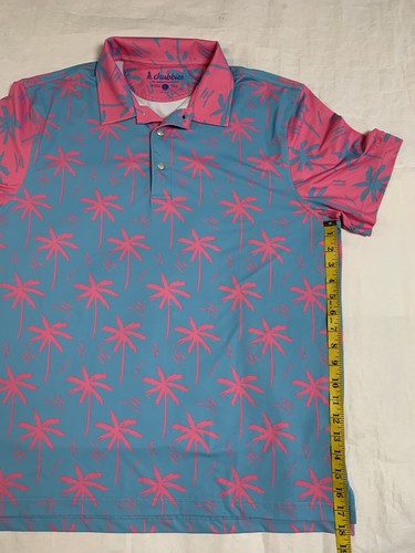 Polo Chubbies Para Hombres Grande Multicolor Palmeras Fuerte AOP El Fin de Semana Ha Llegado - Imagen 6 de 7