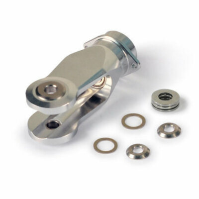 original Thunder Tiger E700 FBL Blatthalter, Alu CNC (1) PV1637 GTT^