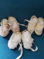 Vintage Baby Shoes Size 0 - 3 Pair