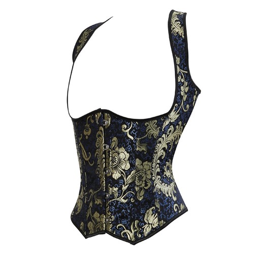 Burlesque Corset Basque Cincher Lingerie Bustier Underbust Waist Trainer Waspie - Picture 6 of 38