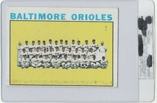 1964 TOPPS #473 BALTIMORE ORIOLES TEAM CARD TC RARE SEMI HIGH NUMBER # SP WOW