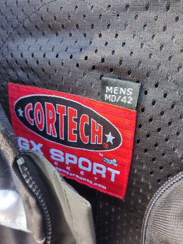 Cortech GX SPORT Motorcycle Jacket Mens M/42 Armor Link 3 Padded Outdoor Active - Picture 3 of 12