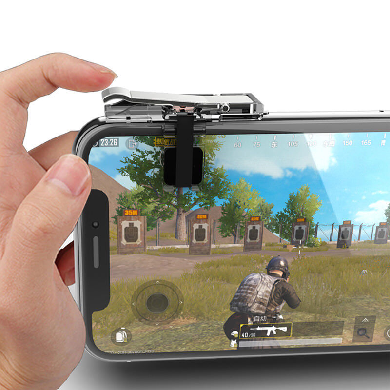 Gaming Trigger Phone Game Mobile Controller Gamepad for Android IOS iPhone  PUBG - 