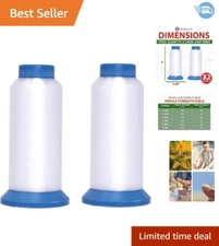 Bulk Clear Invisible Sewing Thread - 0.12mm, 6560 Yards for Endless Creativity