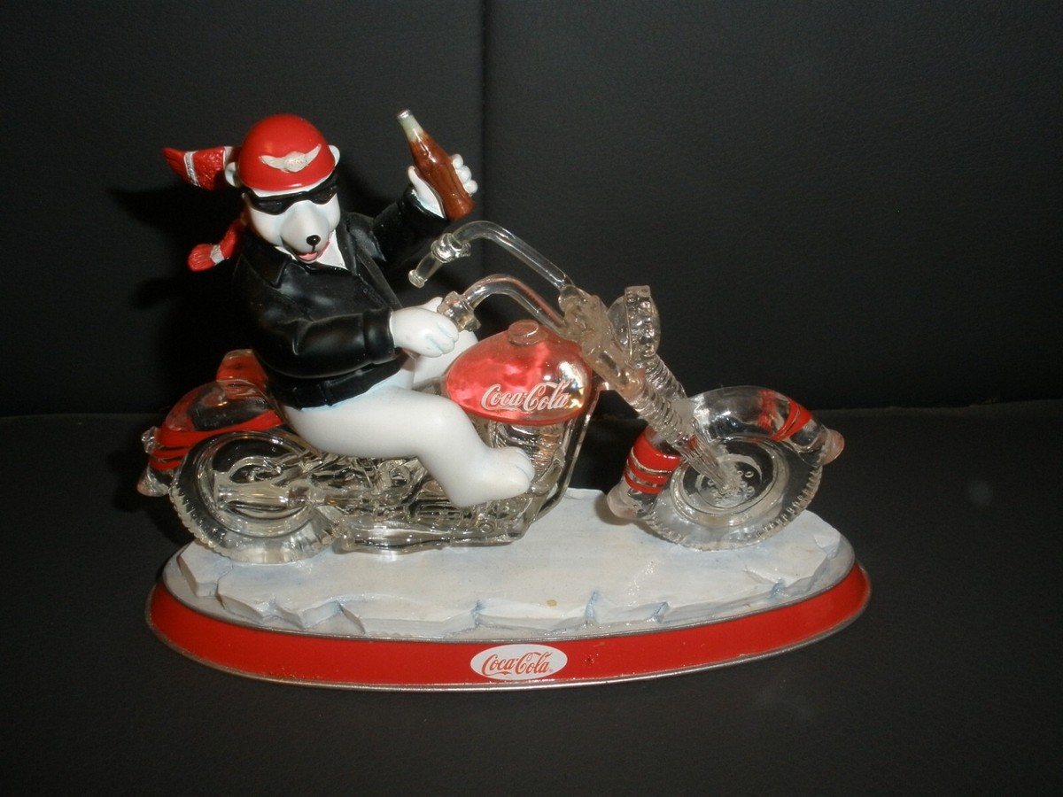 Coca-Cola Cruisers Collection Motorcycle Figurine One Cool