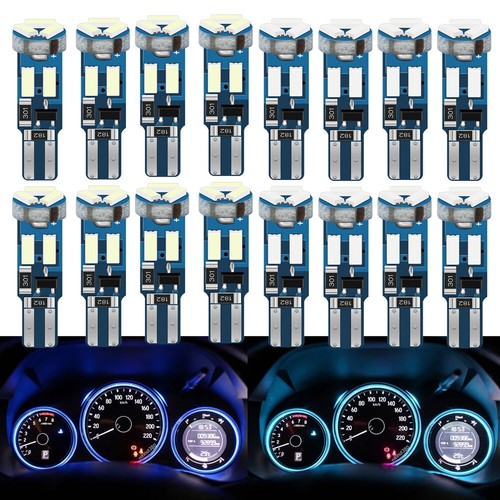 10pcs W3W T5 LED Instrument Panel Dash Dashboard Gauge Light Bulb Accessories - Picture 6 of 23