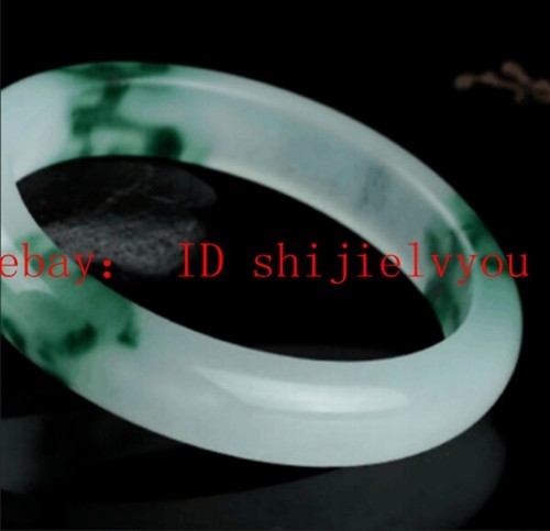 Certified 100% Natural Grade A Jade Jadeite Bangle Bracelet AAA - Picture 24 of 30