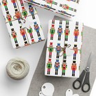 Nutcracker Festive Wrapping Paper- Holiday Gift Wrap, Gift Wrap for Birthday