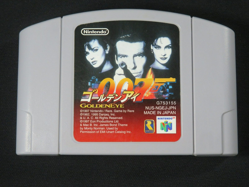 Golden eye 007 64 Nintendo N64 Authentic tested only cartridge game Japan JP - Picture 2 of 8