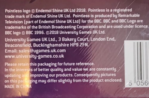 Pointless ( bbc show ) board game new and sealed 12 yrs+  2- 4 players or teams - Afbeelding 8 van 9