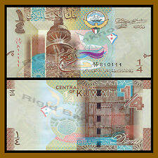 KUWAIT P29 /& P30***1//4 /& 1//2 DINAR***ND 2014***UNC GEM***USA SELLER