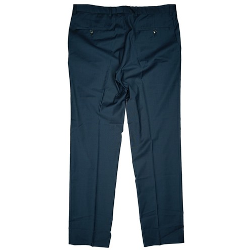 BENVENUTO 52 L32 Hose d. blau glanz Herren Chino Business Anzug Stretch slim W36 - Bild 4 von 5