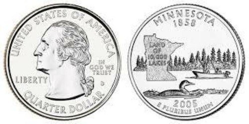 Limited Treasures State Quarter Bear - # 32 Minnesota - Foto 2 di 2