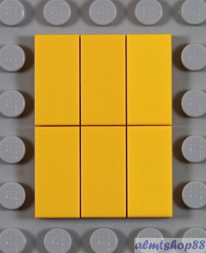 LEGO - 1x2 Tiles - PICK YOUR COLORS - Finishing Plate Smooth Flats Plain Bulk - Picture 34 of 53