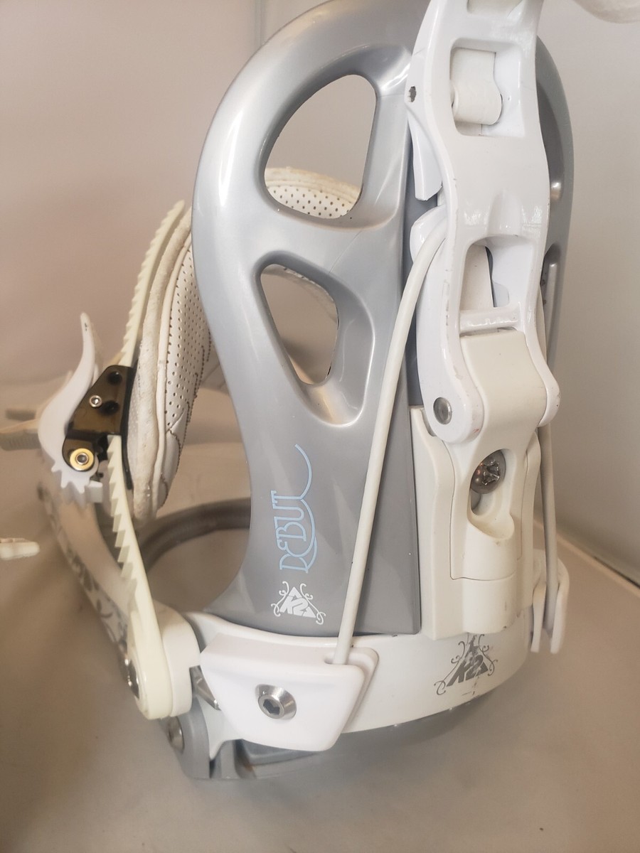 K2 Snowboards Cinch Debut Bindings - Womens - Small - White