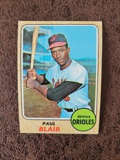 1968 TOPPS Baseball Paul Blair #135 - Baltimore Orioles Legend #2