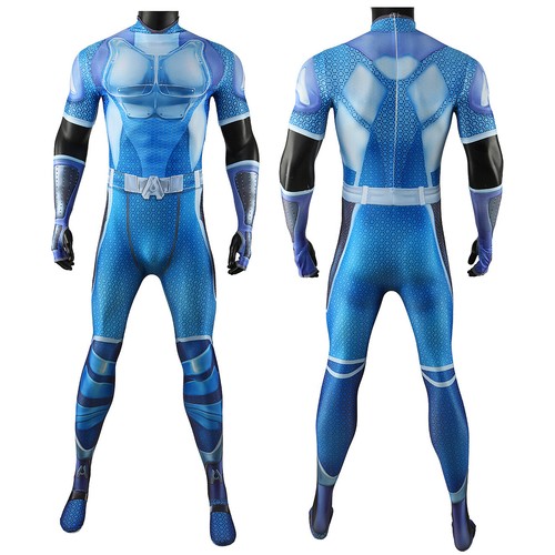 A-Train Cosplay Jumpsuit Superhero The Boys Suit Adult Kids Halloween Costume - Picture 2 of 20