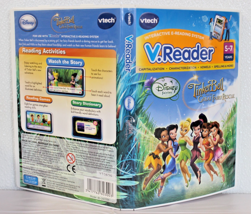 VTech V.Reader Animated E-Book Learning System - Pink w/ 3 Games 3-7yrs TESTED ✅ - Picture 16 of 23