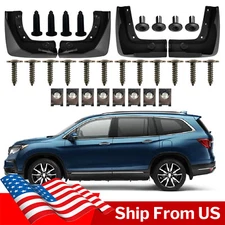 4X Splash Guard Mudguard Mud Flap Mud Guards Fenders For 2023~2025  Honda Pilot