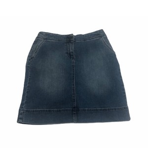 womens denim skirts knee length