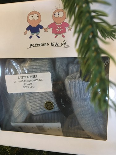PORTOLANO KIDS 100% CASHMERE BABY GIFT BOX SET BRAND NEW W/TAGS Originally $175 - Picture 11 of 12