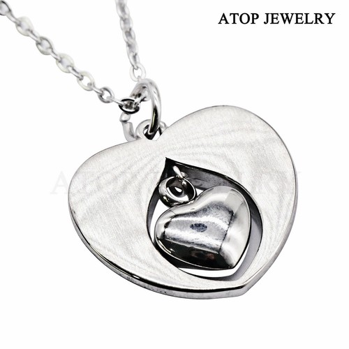 NEW Crystal Heart Urn Necklace For Ashes Cremation Pendant Keepsake Memorial - Picture 18 of 22