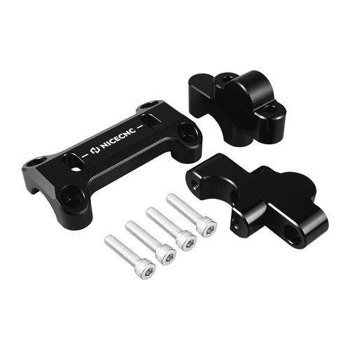 45mm Higher HandleBar Risers Bar Clamp Mount For BMW R1200GS 2013-2016 2017 2018 - Picture 8 of 11