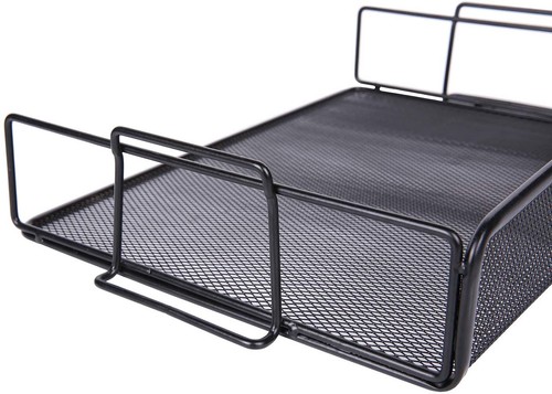 Exerz Mesh Desk Tidy Multi functional Organizer File Tray Folder Holder Rack 2PK - Picture 23 of 45