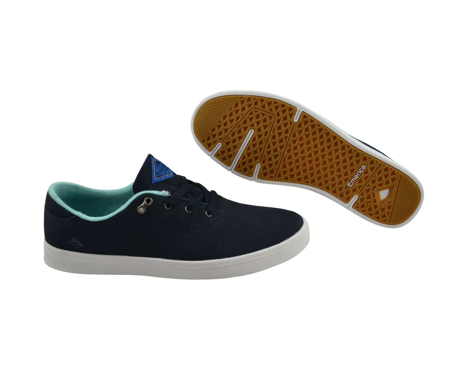 Emerica The Reynolds Cruiser LT Синие/Белые конькобежные туфли/Кроссовки Синие