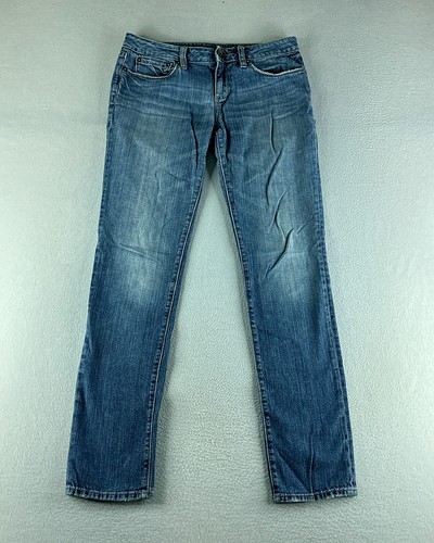 Bullhead Women Jeans Blue Tag Size 7 (31x32) Low Rise Slim Straight Denim