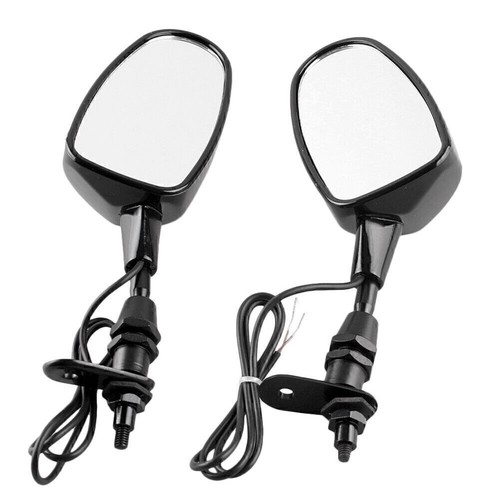 Motorcycle LED Rearview Mirrors for Suzuki Hayabusa GSX1300R & Kawasaki ZX10R - Picture 5 of 6