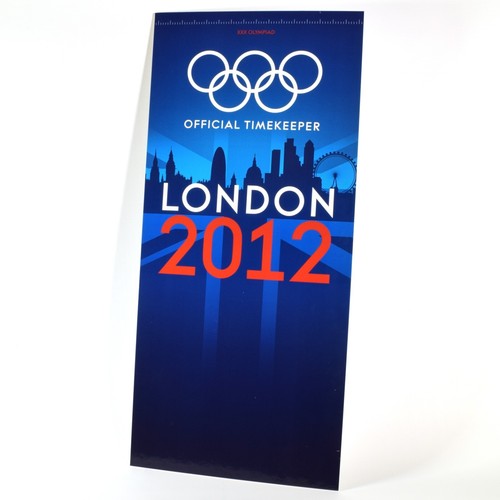 Authentic Omega Watch Shop Visual Display Advertising Board London 2012 Olympics