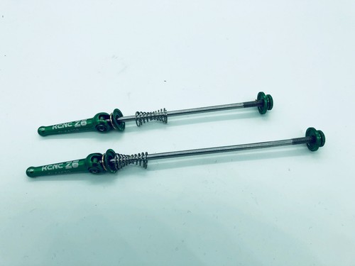 KCNC Z6 MTB Quick Release Skewer Set Anodized Green Stainless Steel Aluminium KCNC Z6 MTB Quick Release Skewer Set Anodized Green Stainless Steel Aluminium