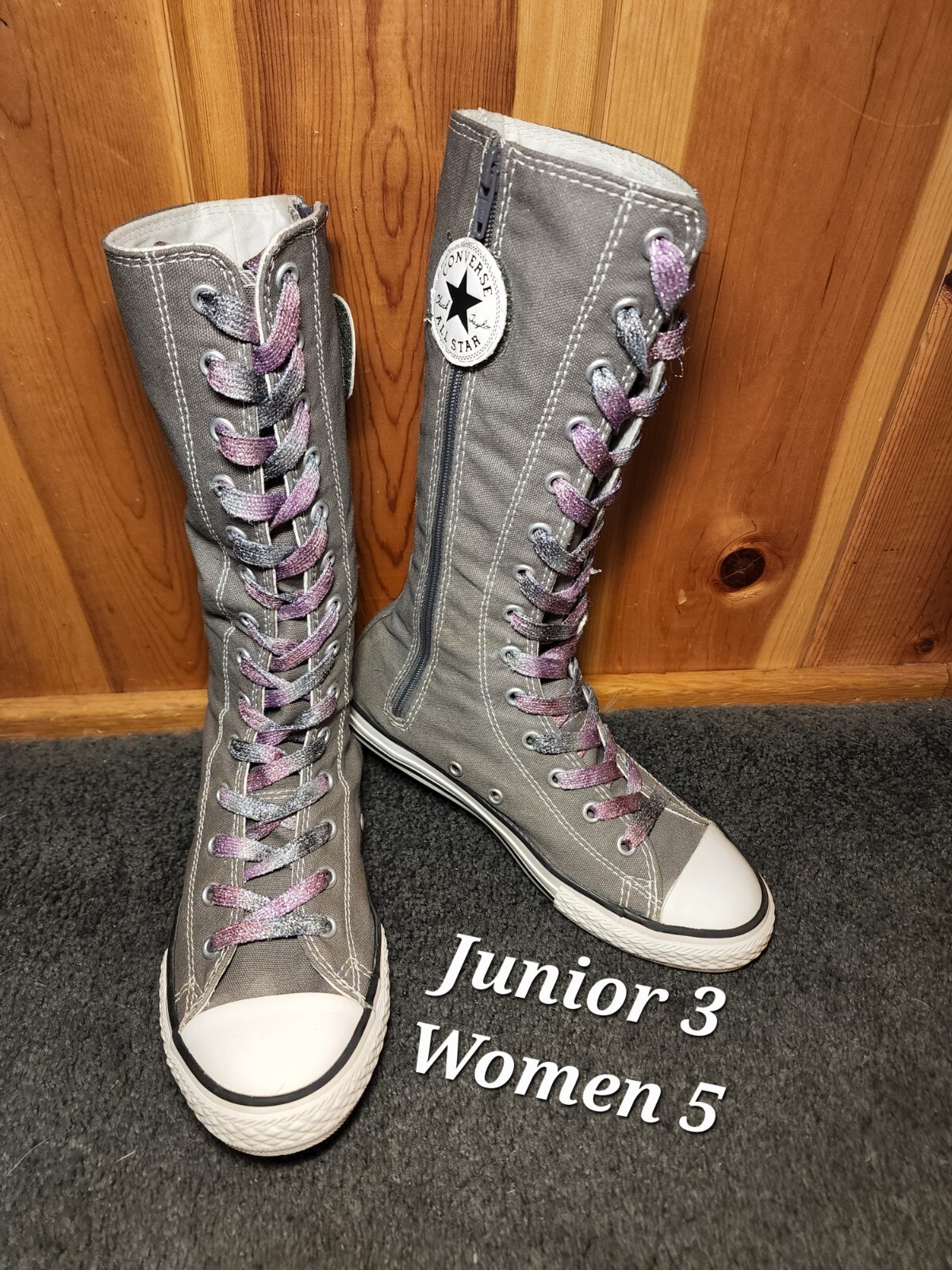 RARE Converse All Star Chuck Taylor Calf/Knee high Women 5 | eBay RARE Converse All Star Chuck Taylor Calf/Knee high Women 5 | eBay