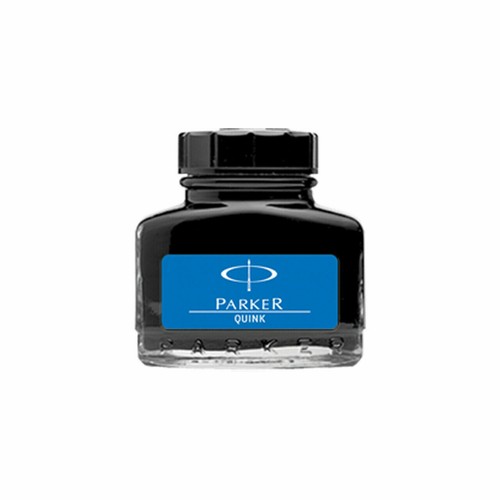 Parker30ml Fountain Pens Ink Quink Bottle Blue , Black Color + Converter - Picture 9 of 12