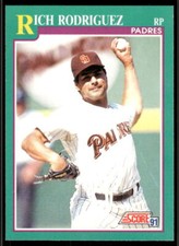 1991 Score #593 Rich Rodriguez