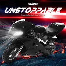 Pocket Motorbike 2-Stroke 49cc Gas Motorcycle Over 12 Years Old Kids Gift