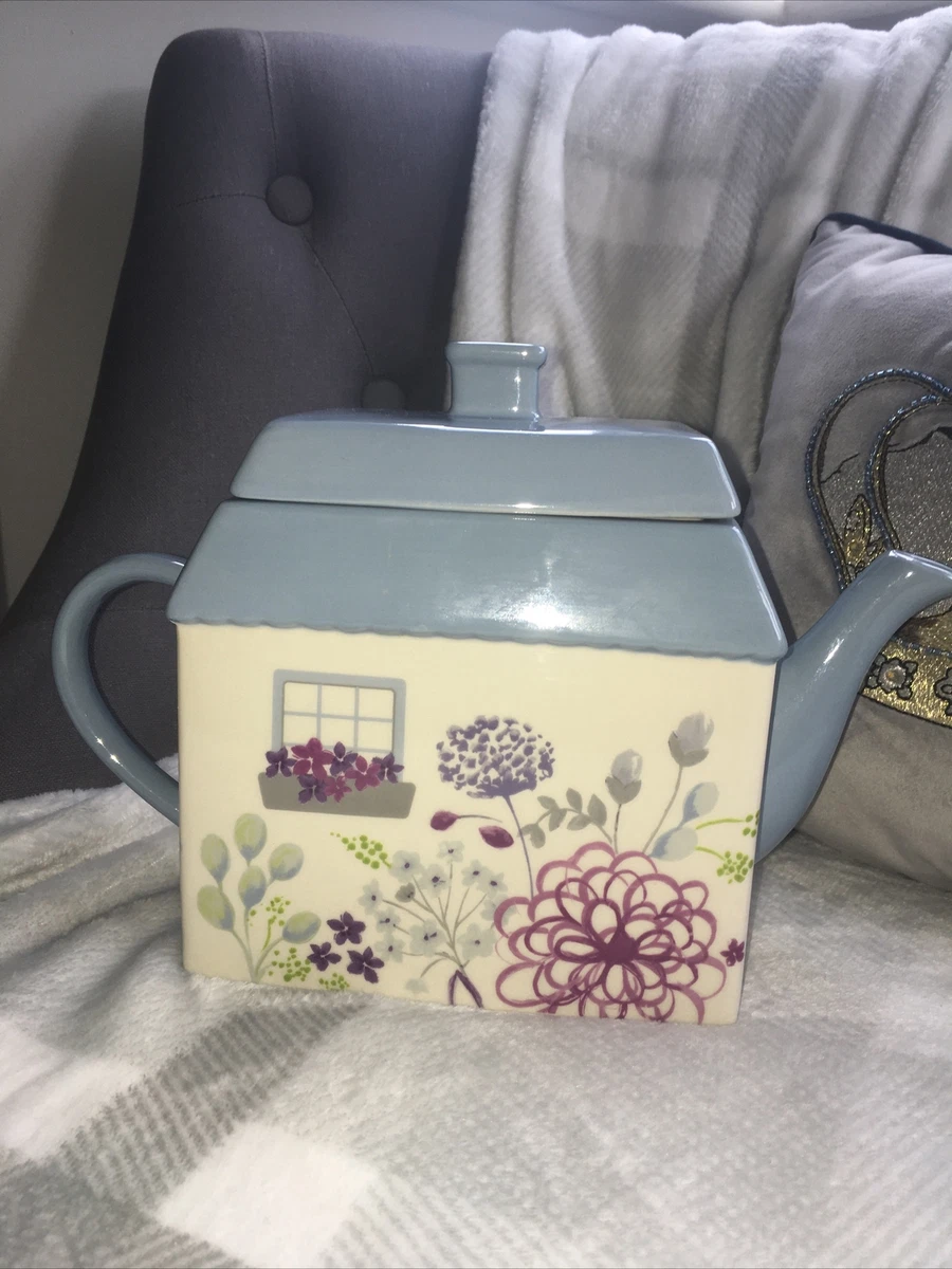 NEXT HOMEWARE COTTAGE GARDEN HOUSE DESIGN TEAPOT 18cm TALL