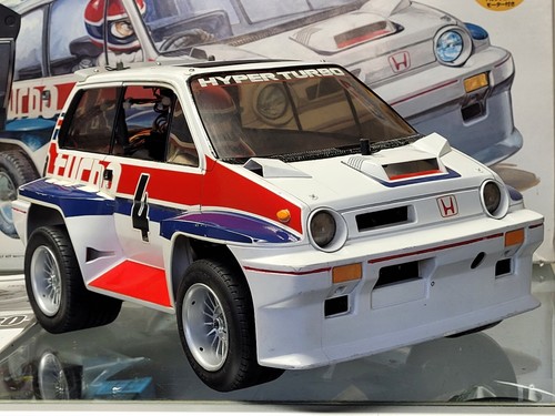Use Tamiya RC 1/10 Honda City Turbo WR02 Chassis HPI 2.4GHz + ESC +LED Light Kit - Picture 12 of 22