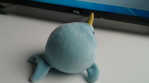 "Adventure Planet Narwhal peluche azul animal de peluche 5" - Imagen 3 de 5