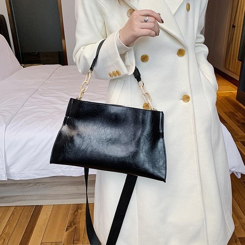 Damen große Kapazität weiches Leder Schultertasche Umhängetasche Beuteltasche Handtasche - Bild 6 von 26
