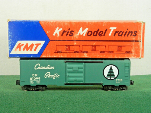 KMT CANADIAN PACIFIC 40ft SD GREEN BOX CAR O SCALE #81099 LN IN ORIGINAL BOX - Picture 12 of 12