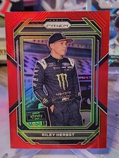 2023 Panini Prizm Racing Riley Herbst Red Prizm