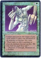 LURKER  X1  MAGIC Mtg THE DARK  MODERATELY PLAYED (MP) MAGIC THE GATHERING 1994